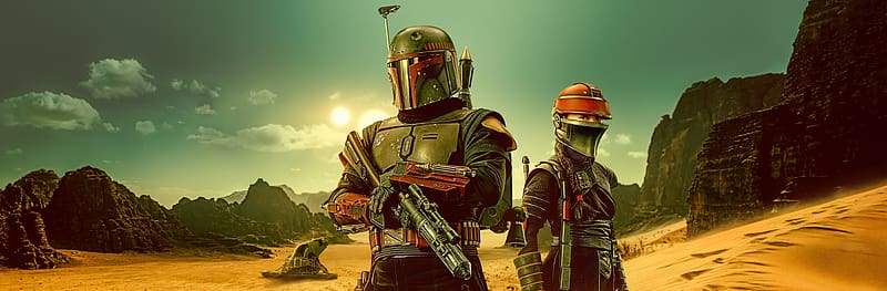 Boba Fett and Fennec Shand The Book Of Boba... Ultra, Movies, Other Movies, Boba, Fett, TVSeries, TheBookofBobaFett, Fennec, Shand, HD wallpaper