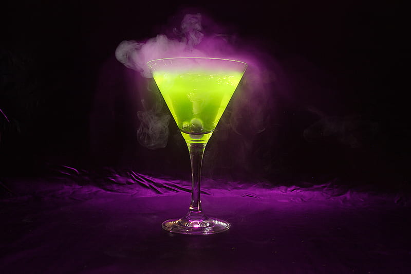 Molecule Cocktail, molecular, cocktail, green, purpel, HD wallpaper