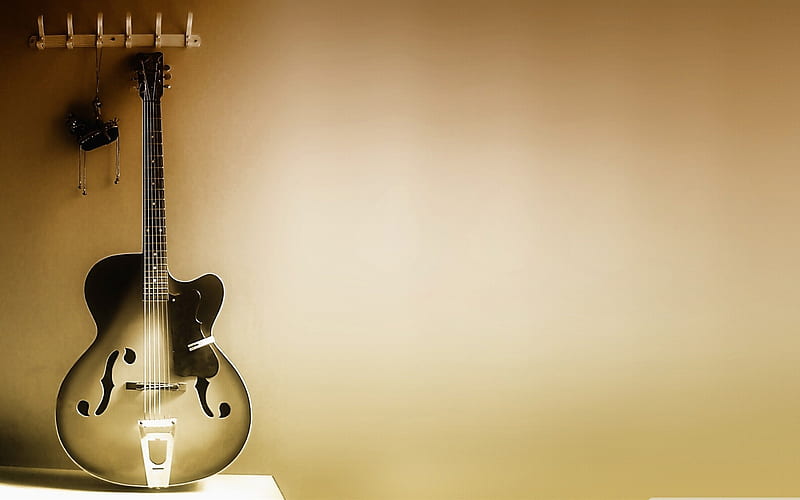 gibson guitar-Music, HD wallpaper