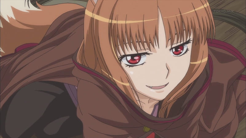 Holo ~ Cheeky Smile, anime, holo, smile, women, spice and wolf, HD wallpaper