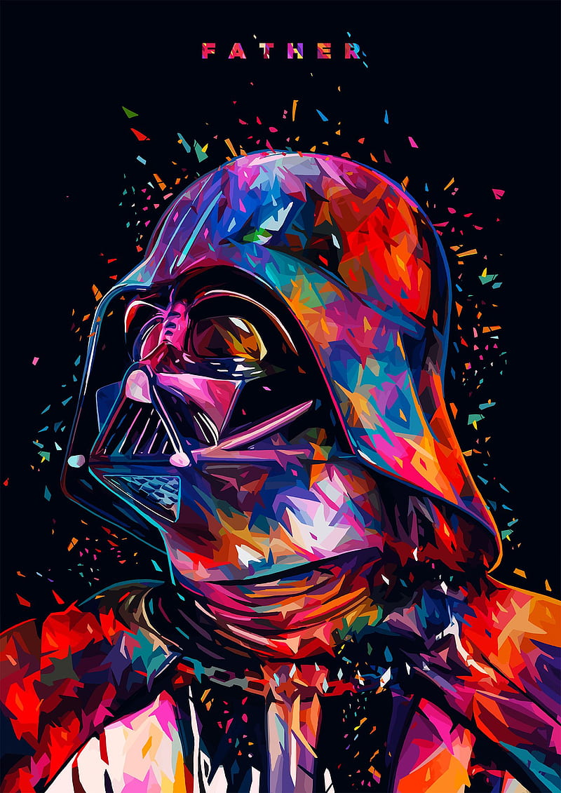 father, colors, star, wars, HD phone wallpaper
