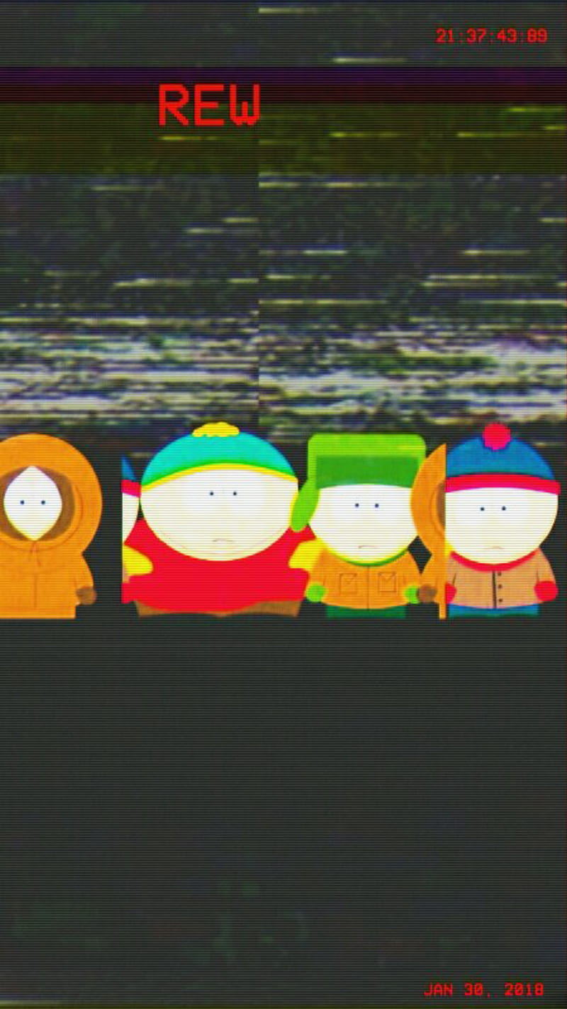 South Park, dvd, recorded, throwback, vhs, HD phone wallpaper