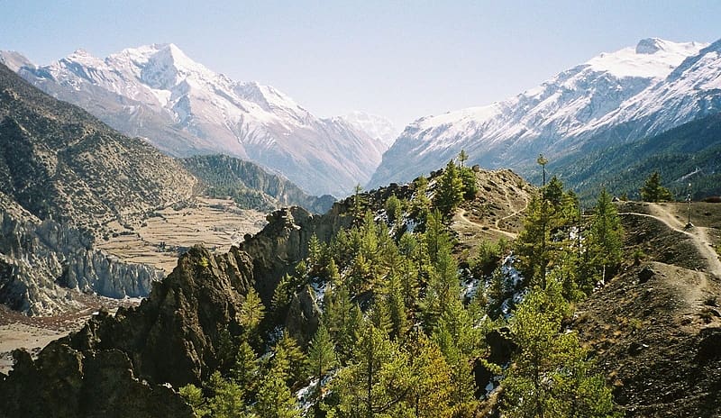Annapurna circuit trek guide, trekking, annapurna, mountain, travel, HD wallpaper