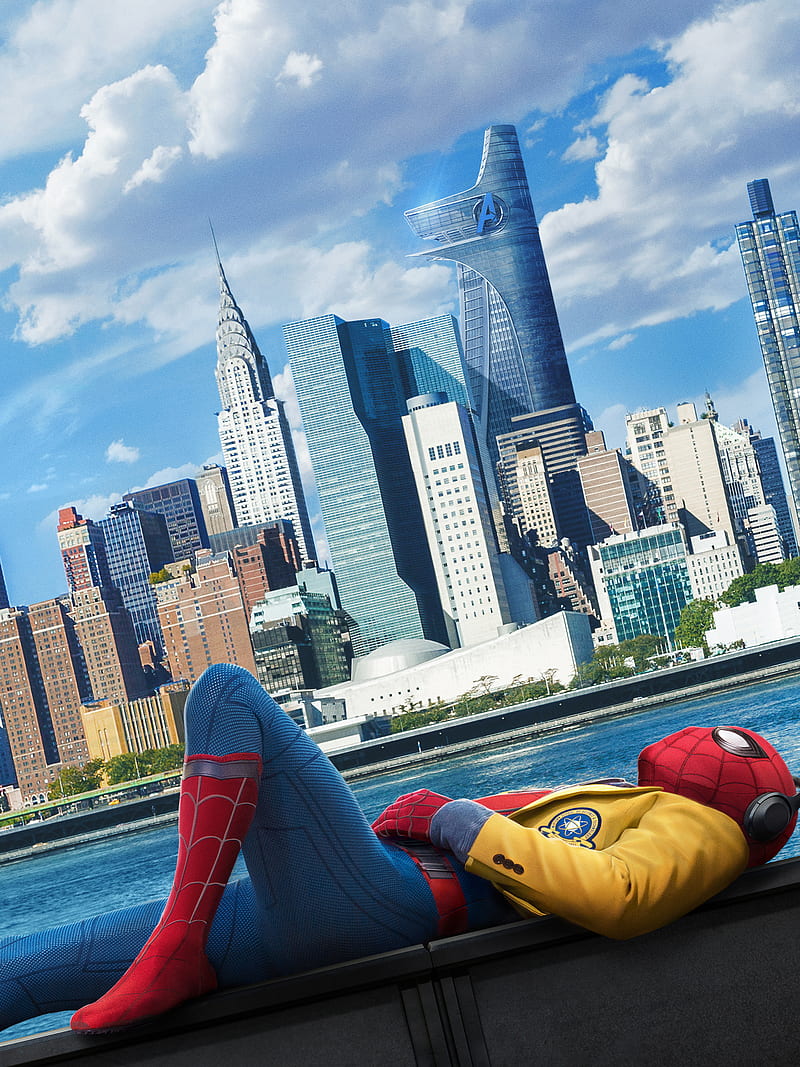 Spider-Man Homecoming (Movie), Peter Parker, movies, headphones, Spider-Man,  HD phone wallpaper | Peakpx