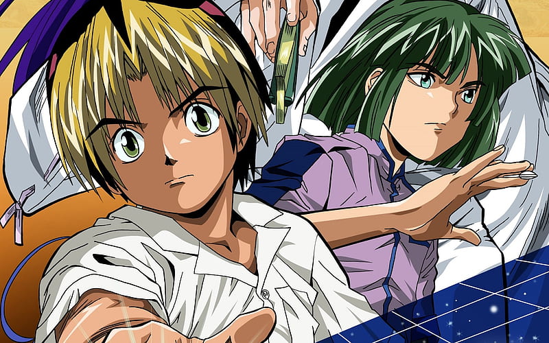 Download wallpapers Hikaru no Go, art, Japanese manga, anime characters,  Akira Touya, Hikaru Shindou for desktop free. Pictures for desktop free