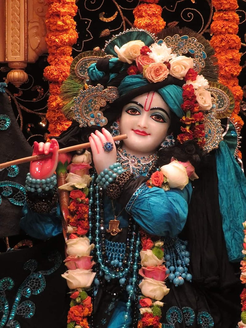 God Krishna, creator of us, love of sree radha, HD phone wallpaper