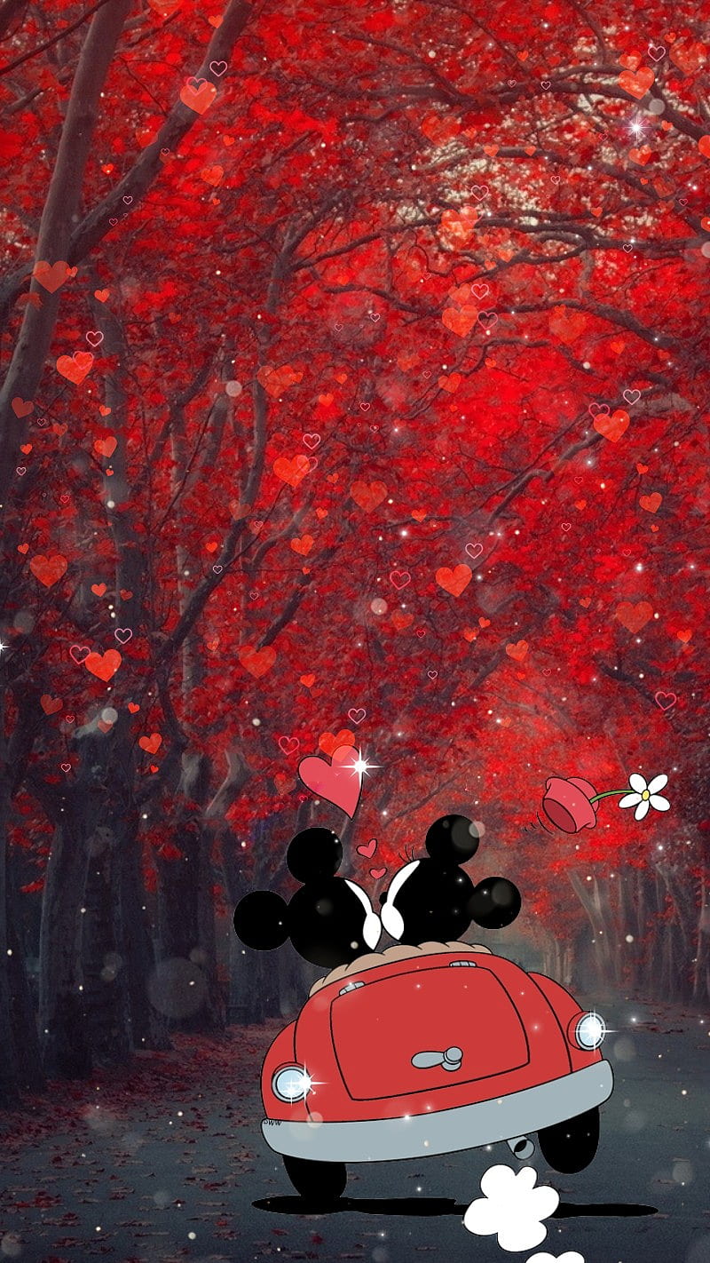 Mickey and minnie, mouse, HD phone wallpaper
