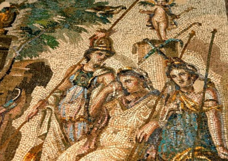 Roman Mural, art, Pagan, mural, ancient, stone, Roman, Goddess, HD wallpaper