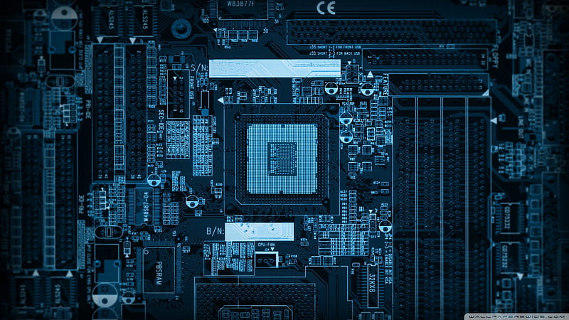 Motherboard, intel processor, computer hardware, intel, HD wallpaper