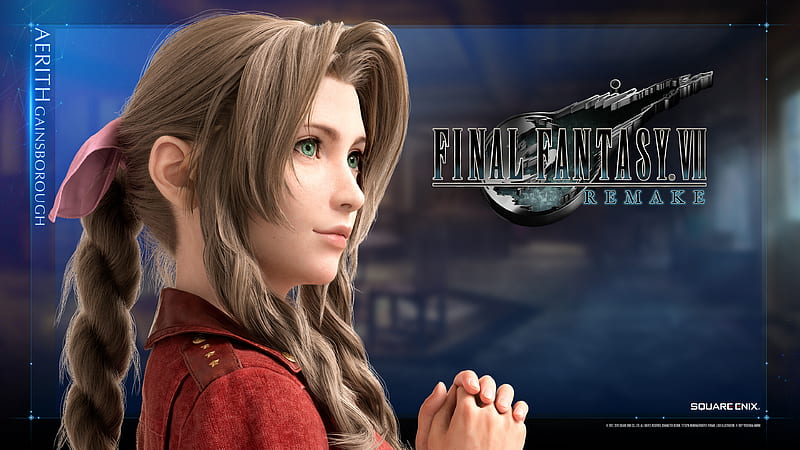 Final Fantasy, Final Fantasy VII Remake, Aerith Gainsborough, HD wallpaper