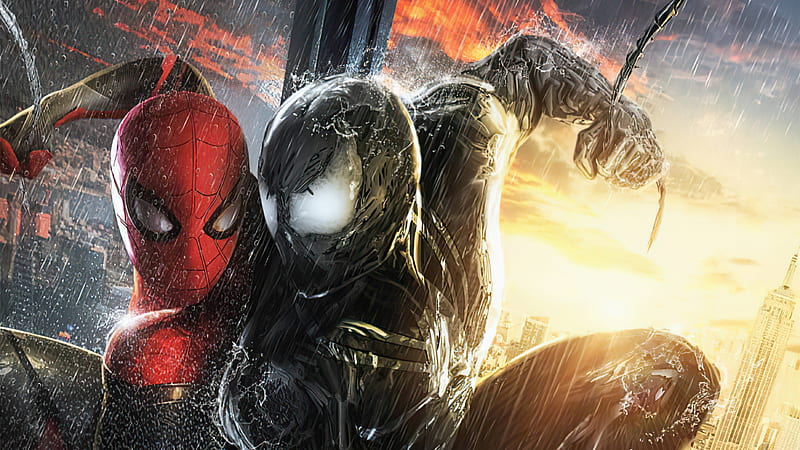 Spider Man V Venom, spiderman, venom, superheroes, artwork, artist, HD  wallpaper | Peakpx