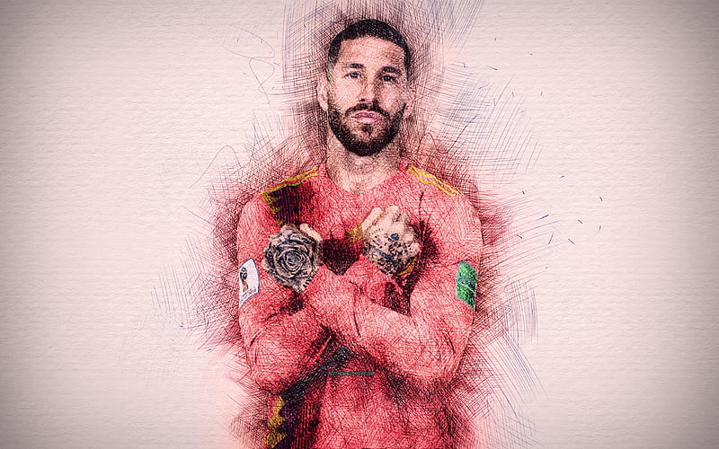 Sergio Ramos, Spain National Football Team, Soccer, Sport, Spanish, HD wallpaper