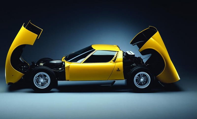 1971 Lamborghini Miura SV Coupe, exotic, speed, auction, automobile, HD wallpaper