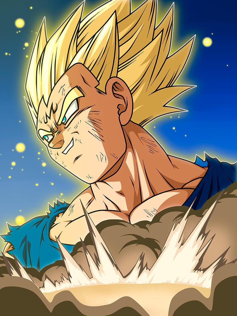 Vegeta ssj, anime, ball, ball z, dragon, ssj, vegeta, HD phone