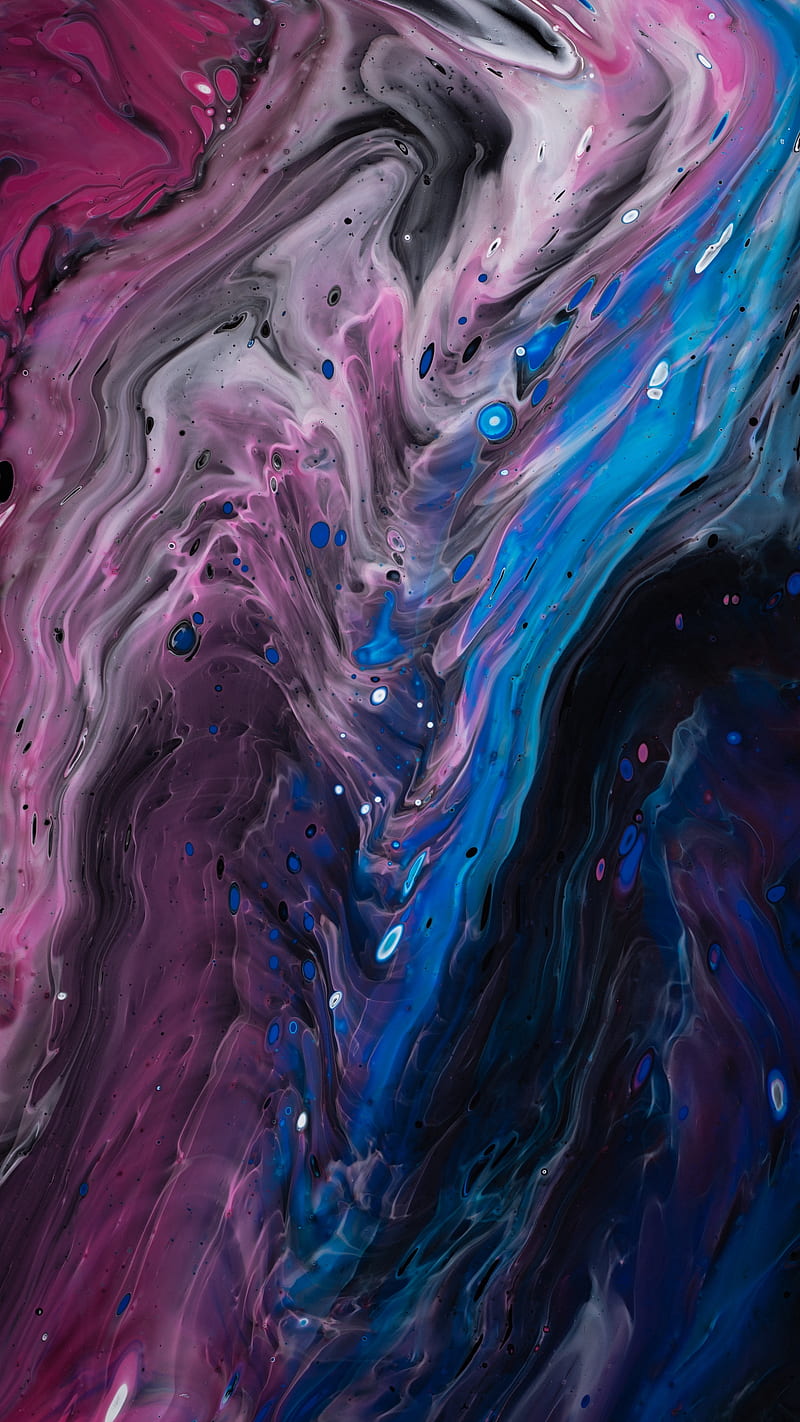 Paint art, stains, colorful, abstract, HD phone wallpaper | Peakpx