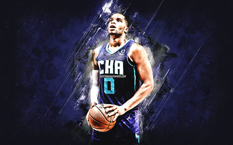 Miles Bridges 2020 Charlotte Hornets NBA basketball violet neon lights  Miles Emmanuel Bridges HD wallpaper  Peakpx