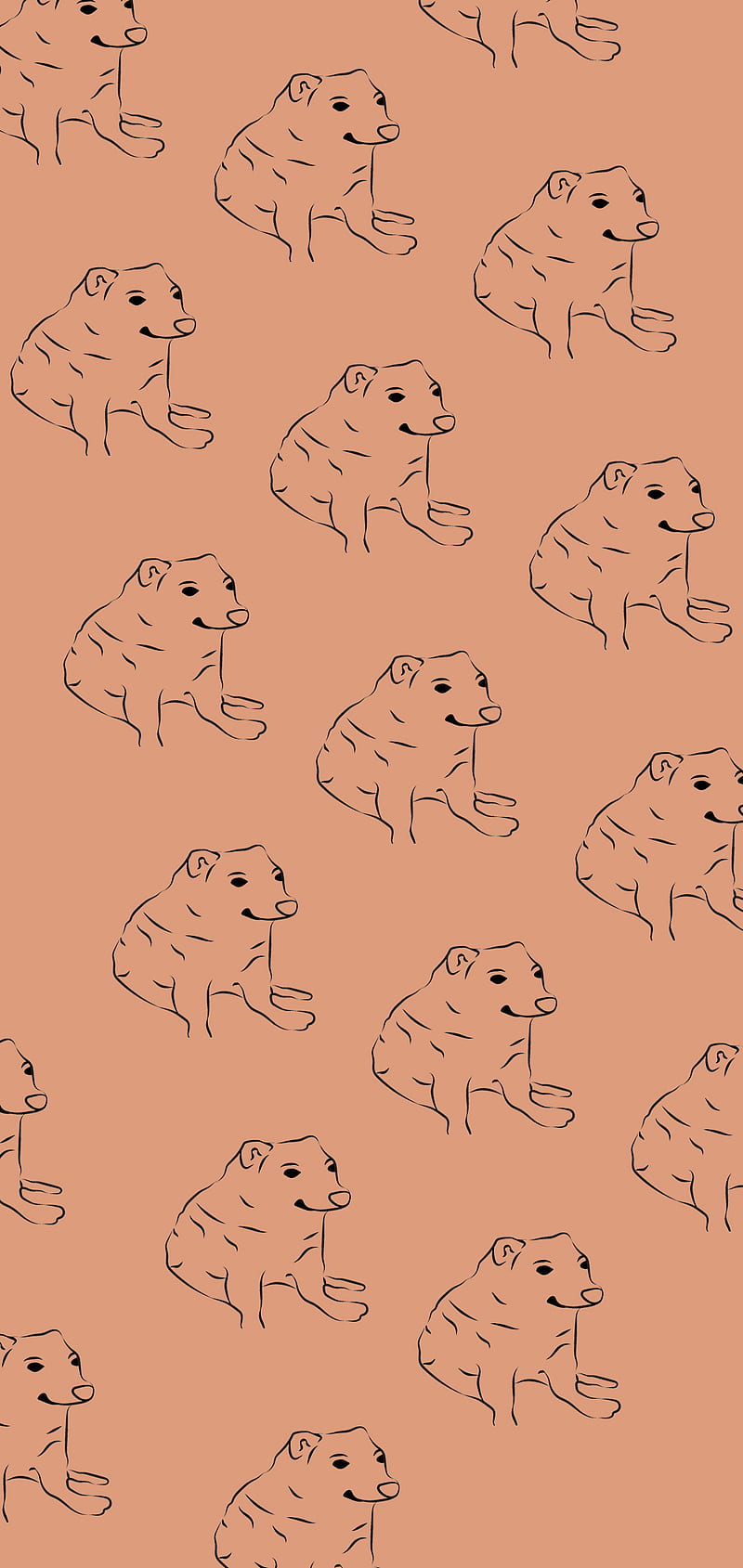 Cheems - Pink, animals, dibujo, divertido, , dog, simple, HD phone wallpaper