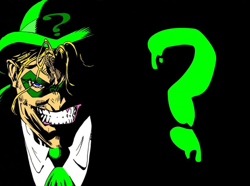 The Riddler, DC Comics, Comics, Superheroes, Villains, HD wallpaper