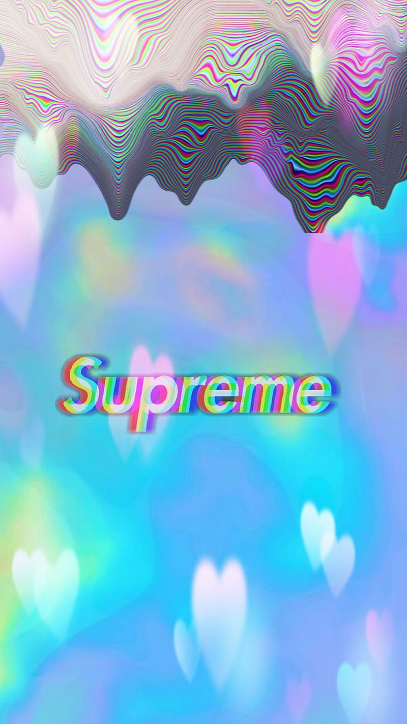 Supreme, logo, love, HD phone wallpaper