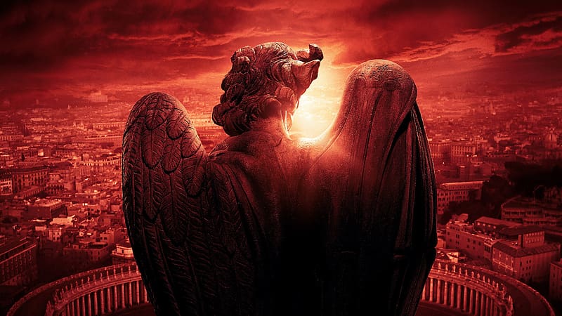 Angel, Demon, Movie, Angel Statue, Angels And Demons (Movie), Angels & Demons, HD wallpaper