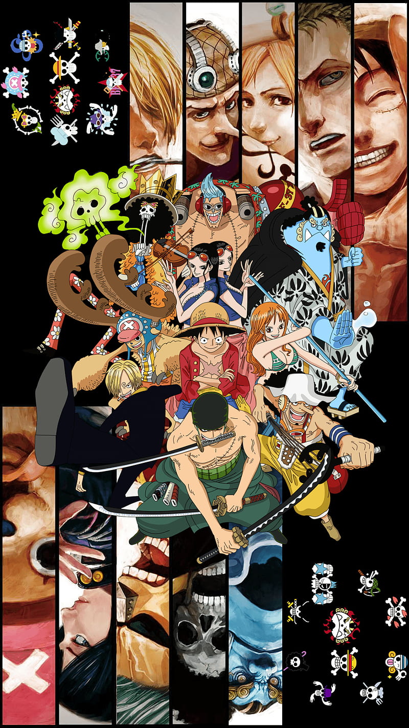 One piece, characters, animie, manga, HD phone wallpaper