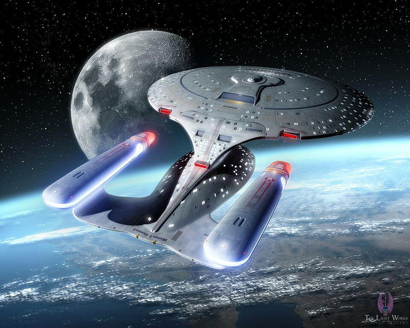 Enterprise 1701, sci-fi, star trek, movies, space, HD wallpaper