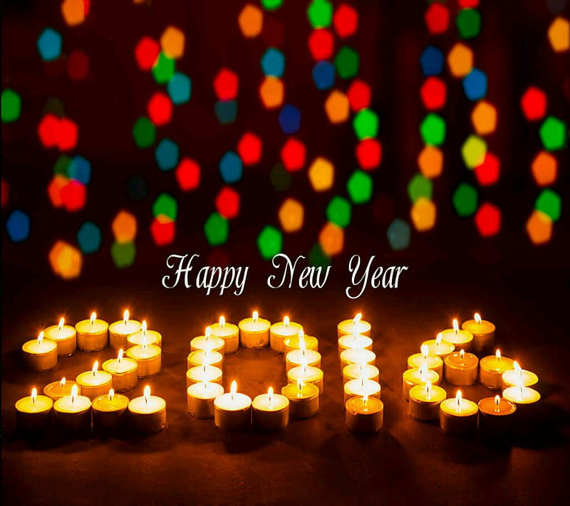 Happy New Year, candle, wish, HD wallpaper | Peakpx