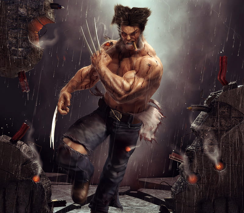 Wolverine Artwork , wolverine, artwork, art, artist, digital-art, superheroes, HD wallpaper