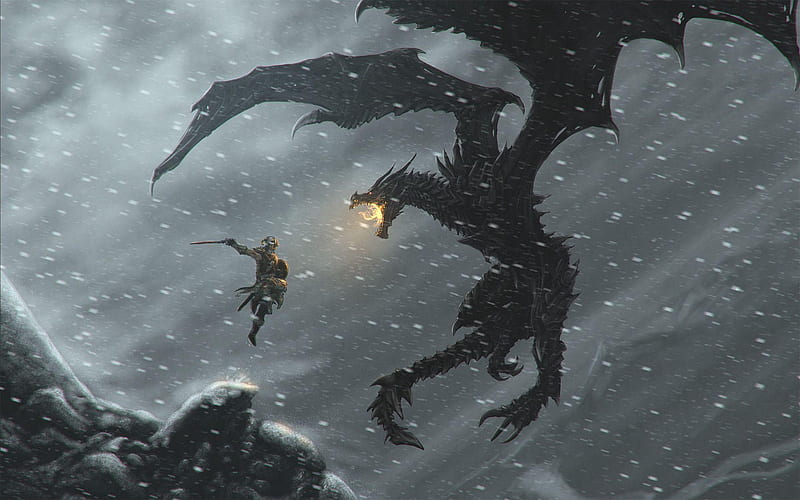 Skyrim Dragonborn, Awesome Dragonborn, HD wallpaper