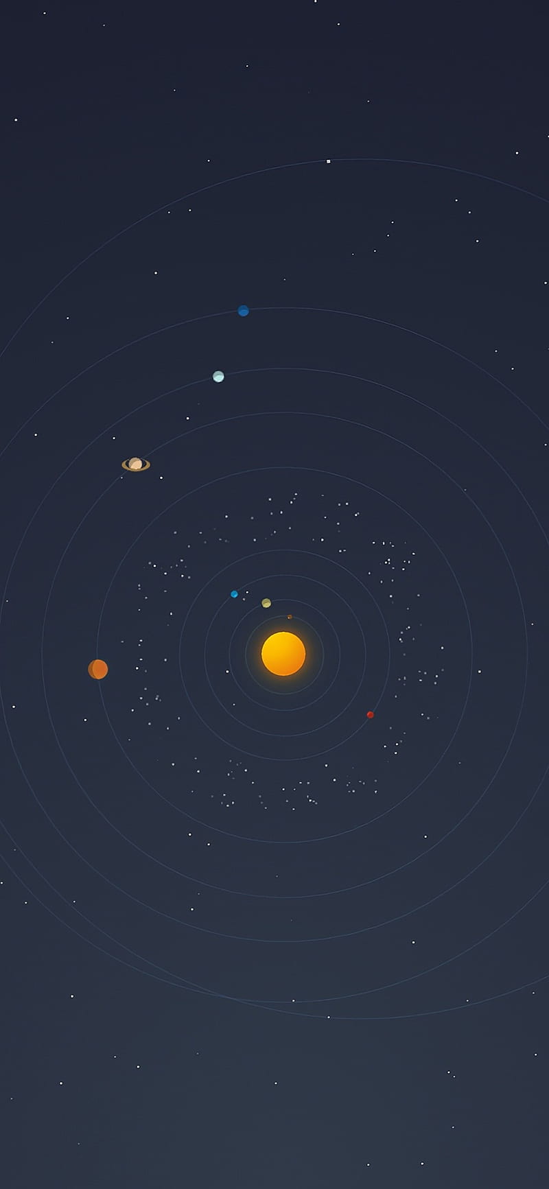 Solar System, 2020, clouds, ios, iphone, oneplus, sky, sun, HD phone wallpaper