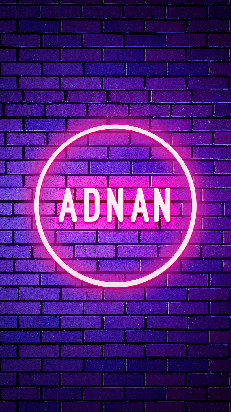 Adnan, Name, Neon Adnan, Neon light, Neon name, name design ...