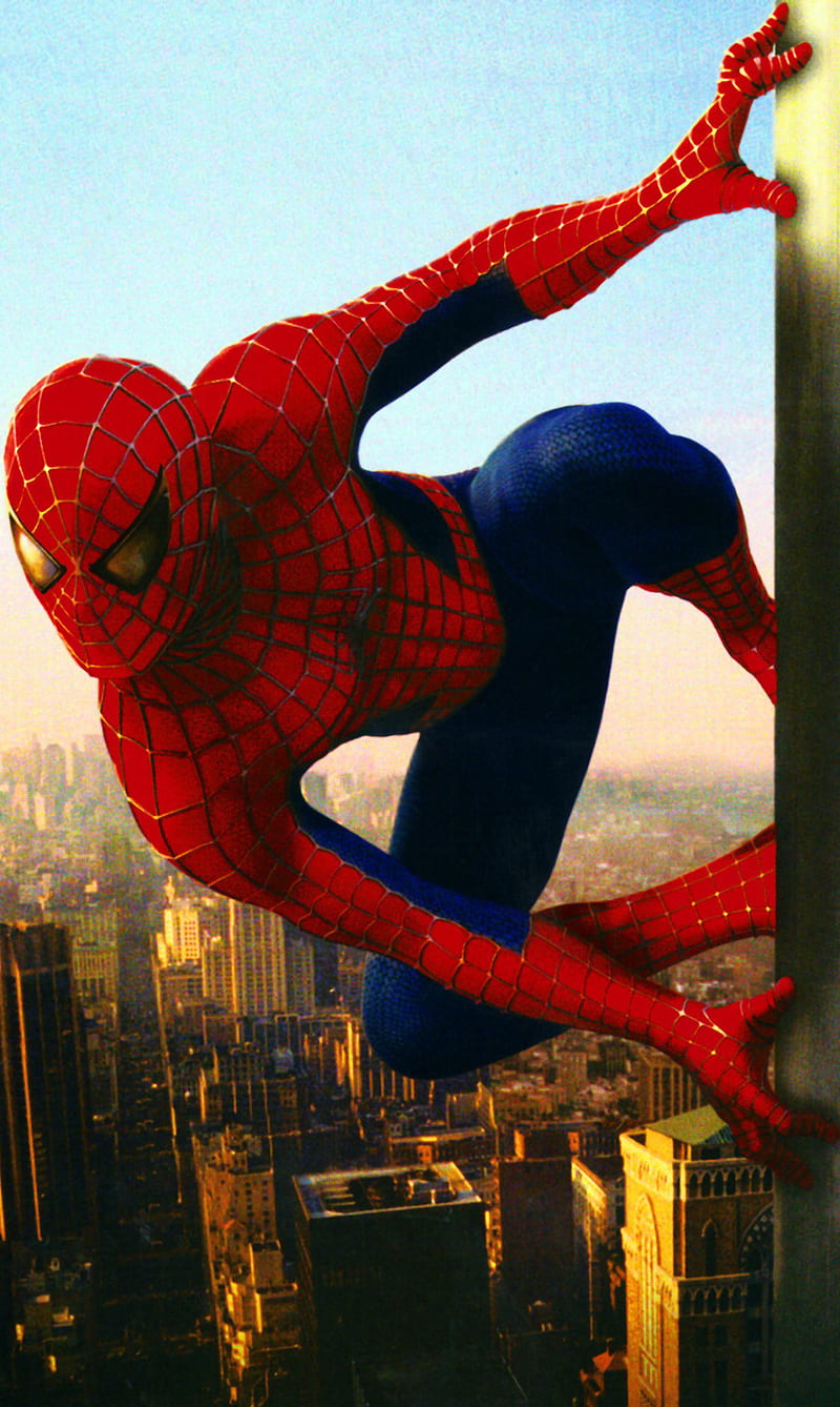 Spider-Man, art, avengers, fantasy, fly, marvel, sky, spider man, sunset, guerra, HD phone wallpaper