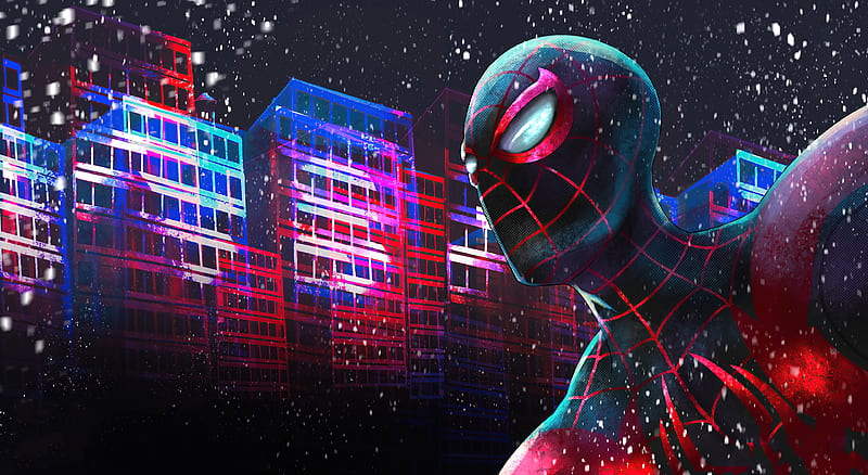 Spider Man Miles Morales 2020 New, spiderman, superheroes, artwork, artist, artstation, HD wallpaper