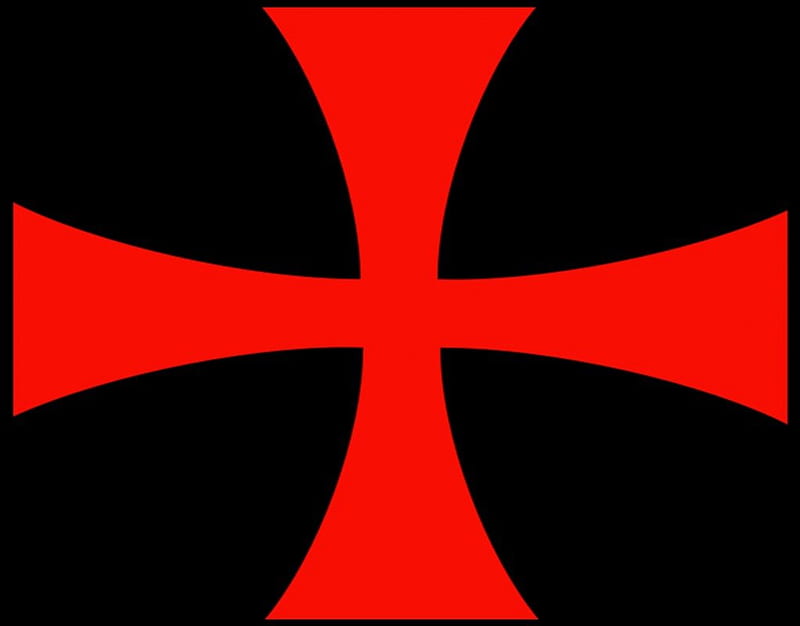 Knights Templar Cross, templar, cross, knights, HD wallpaper