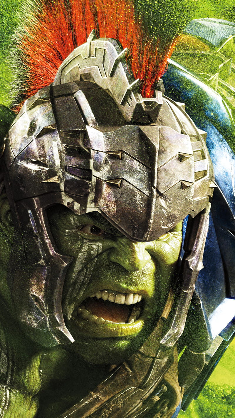 Hulk, 2017, avengers, green, marvel, movie, ragnarok, superhero, thor, HD phone wallpaper