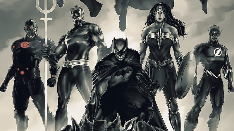 Justice League Dc Fandome , justice-league, superheroes, artwork, artist, behance, HD wallpaper
