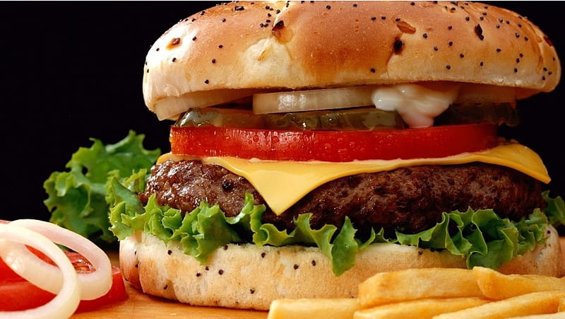 Cheeseburger, HD wallpaper