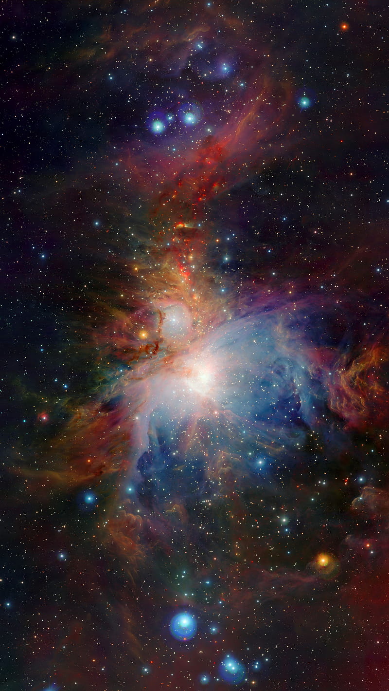 Space, galaxy, nebula, nebulae, universe, HD phone wallpaper