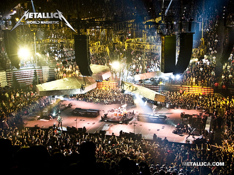 Metallica - Death Magnetic Tour, concert, bands, heavy metal, metallica, HD wallpaper