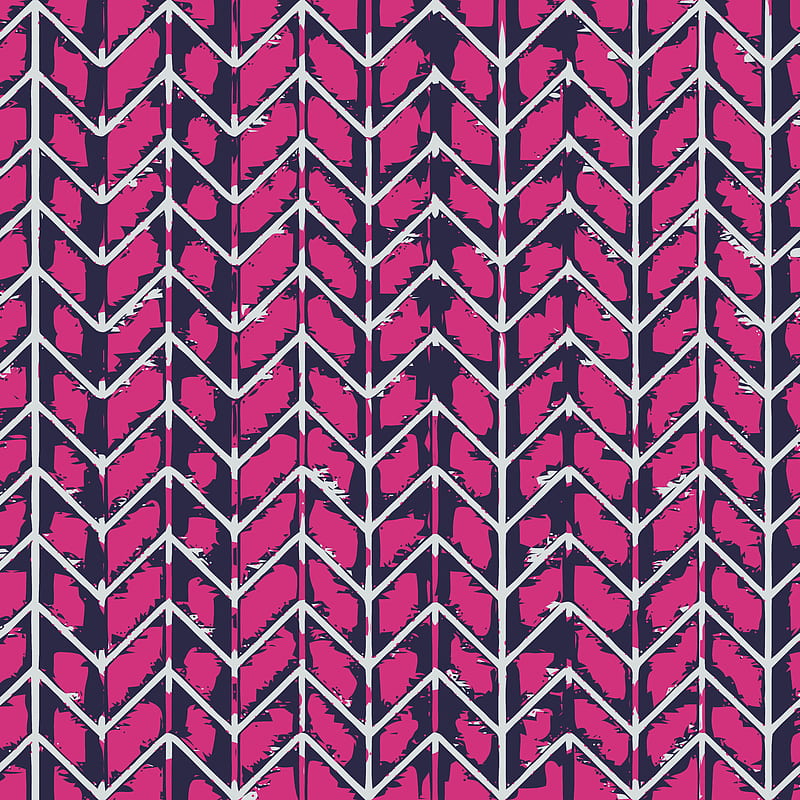 Chevron III V03, navy, pattern, pink, vector, white, HD phone wallpaper