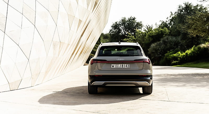 2019 Audi e-tron (Color: Siam Beige) - Rear , car, HD wallpaper