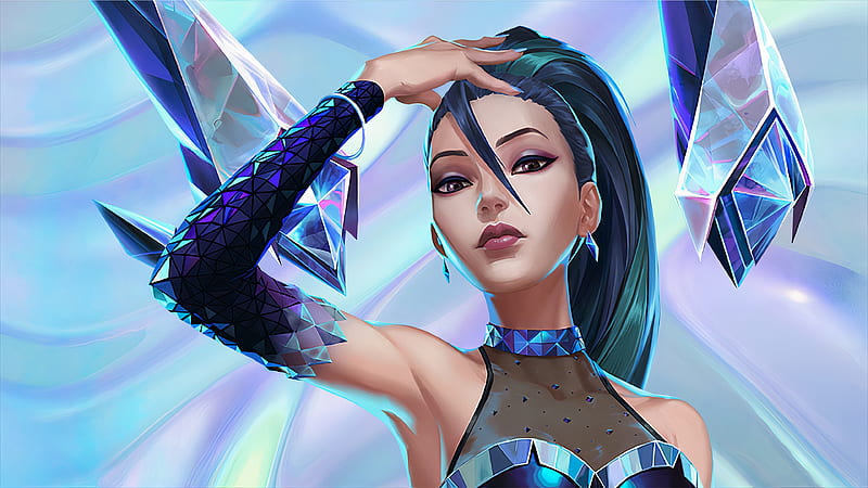 Blue Hair Skins for League of Legends Champions - wide 7