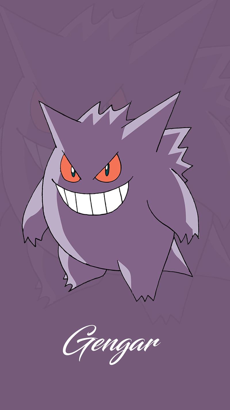 Gengar, pokemon, dark, ghost, fantasma smile, sonriente, neon, HD