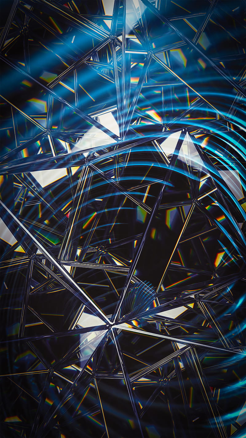 3D background Wallpaper 4K, Light, Glass, Abstract background