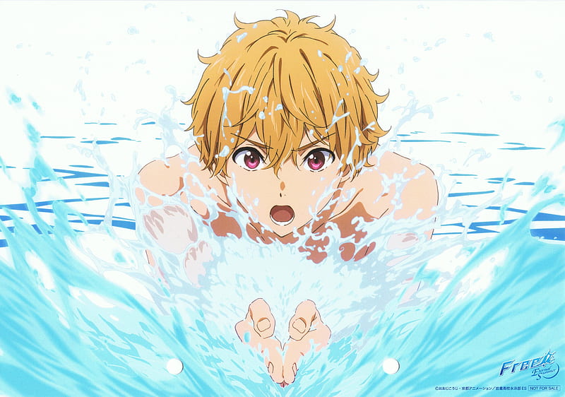 Hazuki Nagisa Swiming ., HD wallpaper