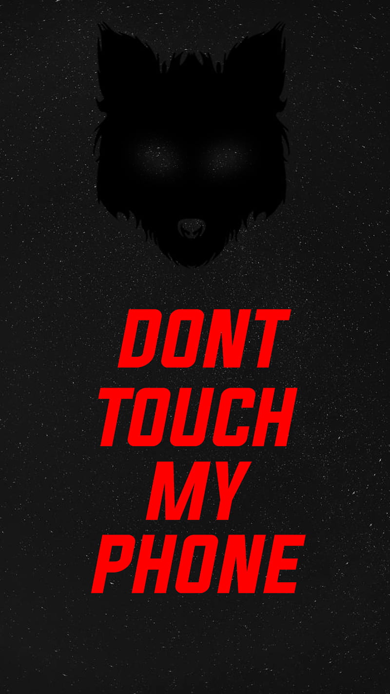 Dont touch my phone wallpaper on the App Store
