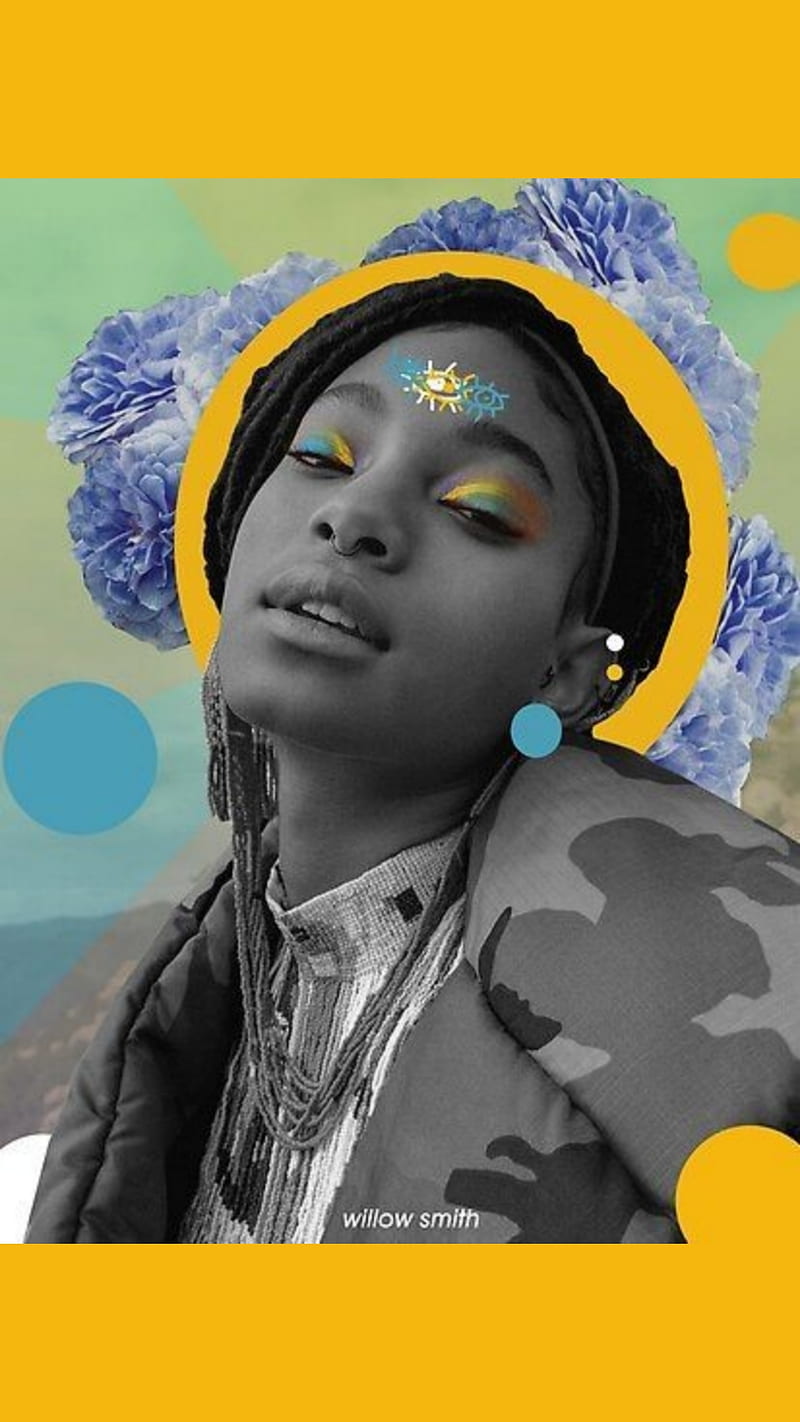 Willow Smith, wait a minute, yellow, HD phone wallpaper