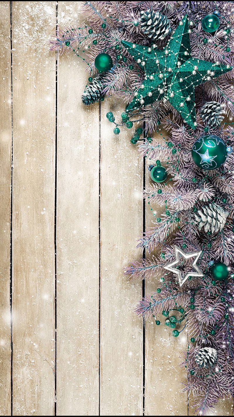 Christmas decoration, christmas, decoration, pine, wood, HD phone wallpaper