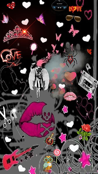jpg, flowers, swirls, funky, pink, HD wallpaper | Peakpx