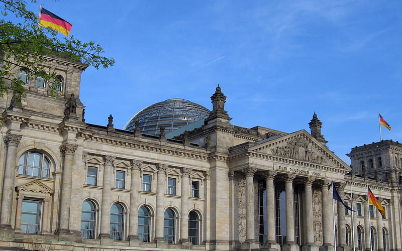 Reichstag Berlin Germany-City graphy, HD wallpaper